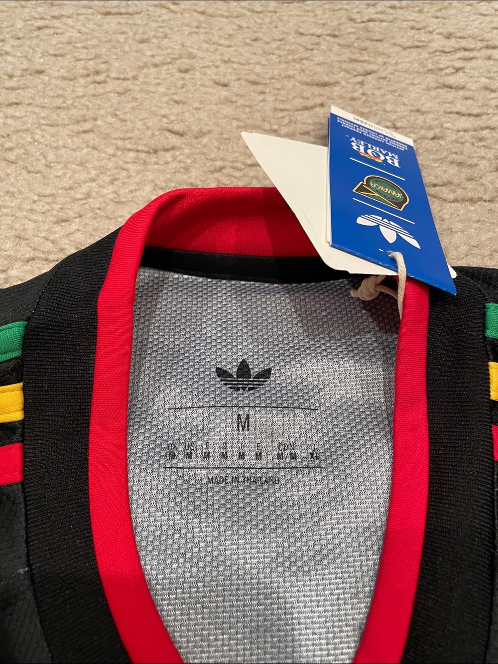 Adidas Jamaica 26 X Bob Marley Away Jersey men NWT size M - Picture 6 of 9